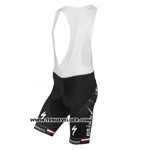 2015 Maillot Ciclismo UCI Mondo Champion Lider Quick Step Noir Manches Courtes et Cuissard